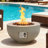 Anfet Round Propane Smokeless Outdoor Fire Pit 