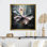 Glam Pink and Silver Shapes II, reproduction d'art sur toile