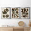 Autumnal Leaves IV - Ensemble de 3 cadres photo sur toile-1516072360-1516072374
