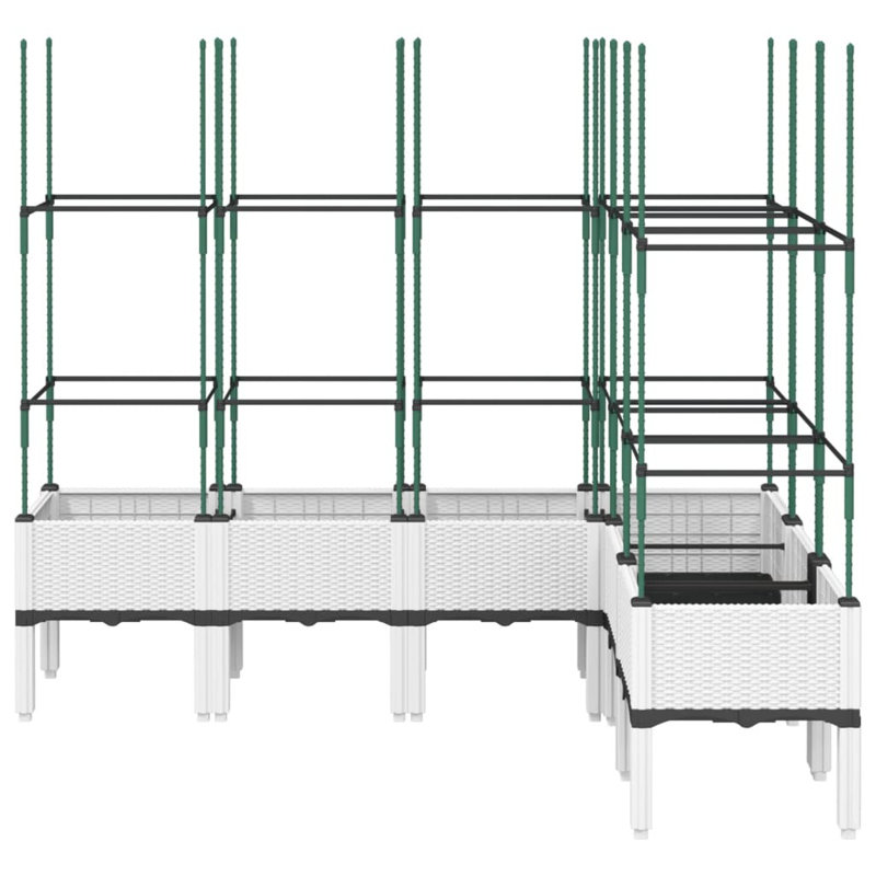 Hogarth Planter Box, White