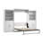Arlex Queen Bed and 2 Shelving Units with Doors (126W)-88513669
