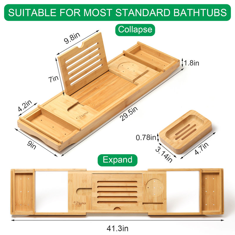 Bamboo Bath Caddy
