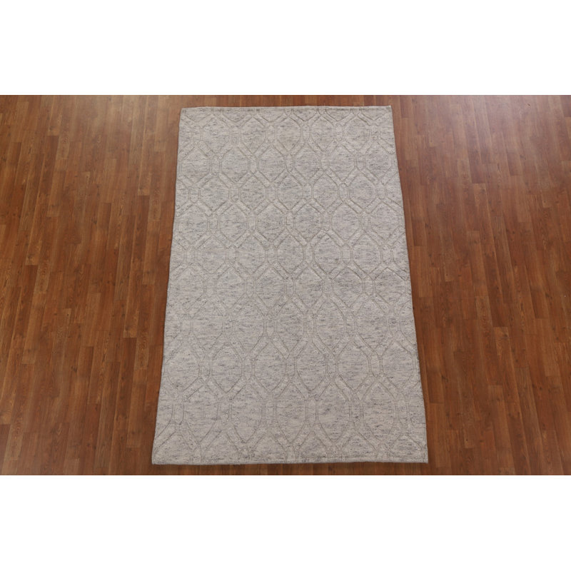 Tapis oriental marocain Trellis noué à la main 5 x 8