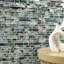 Carreau de mosaïque murale en verre lustré Mystic Lazora