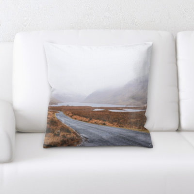 Microsuede Reversible Throw Pillow