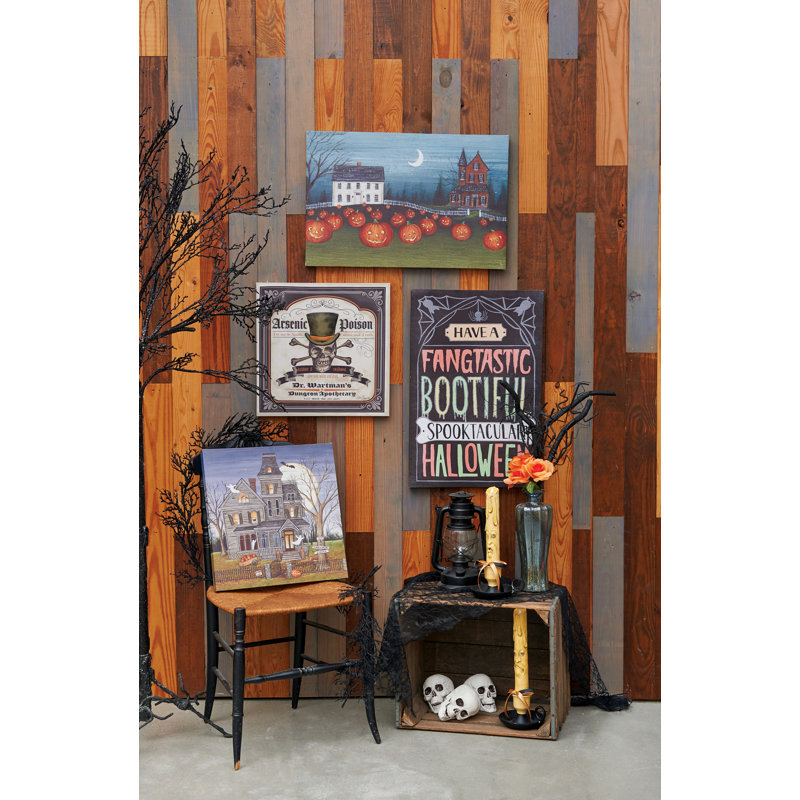 Dr Phanton squelette d'Halloween 3D du Dr Wartman, impression sur toile sans cadre