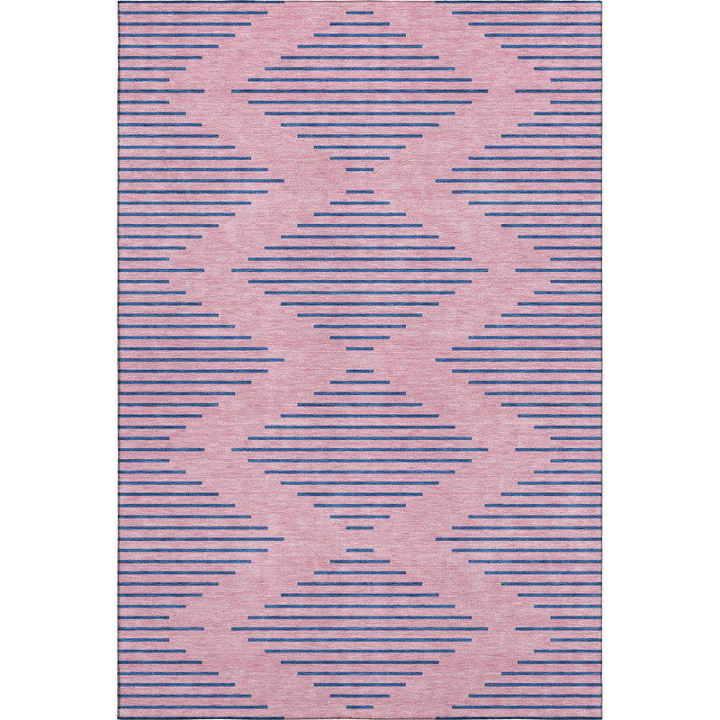 Premium Machine Washable Jahnke AMF1017 Geometric Rug, Rectangle 2'6" x 3'10"