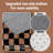 Plush Checkered Shag Area Rug - Soft Fluffy Green & White Grid Fleece Carpet for Living Room, Bedroom, Dry-Clean Only, High-Pile Shaggy Rug with Modern Checkerboard Pattern, Cozy Non-Slip Floor Decor for Contemporary Home Spaces-61557644-58974494