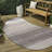 Ollin Modern Rustic Organic Curve Gradient Brown Indoor/Outdoor Rug-217039989