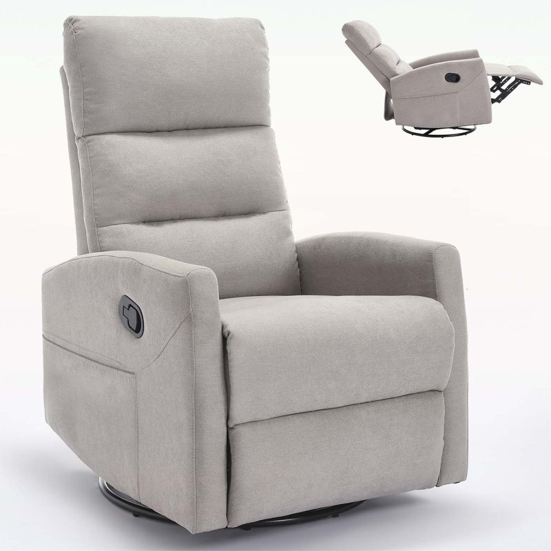 Luxurious Recliner Chair with Advanced Relaxation Technology for Living Room Comfort, Gray