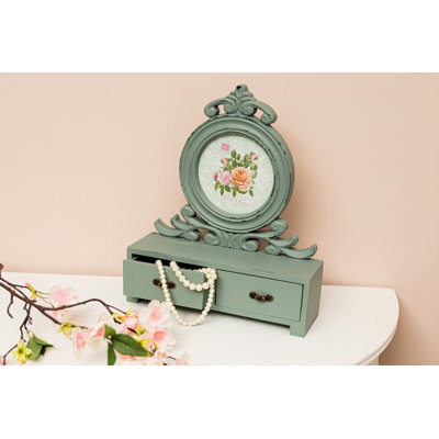 Blue Bevelled Picture Frame