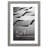 Picture Frame With Thin Border and Mat - Shatter-Resistant Glass For Hanging and Tabletop-92183506-92183508