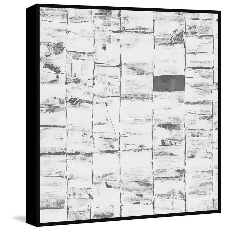 Missing Marble 1 Piece Floater Frame Painting on Canvas, 122cm H x 122cm W