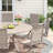 63" Patio Dining Set With Foam-Padded Swivel Chairs-1169876165
