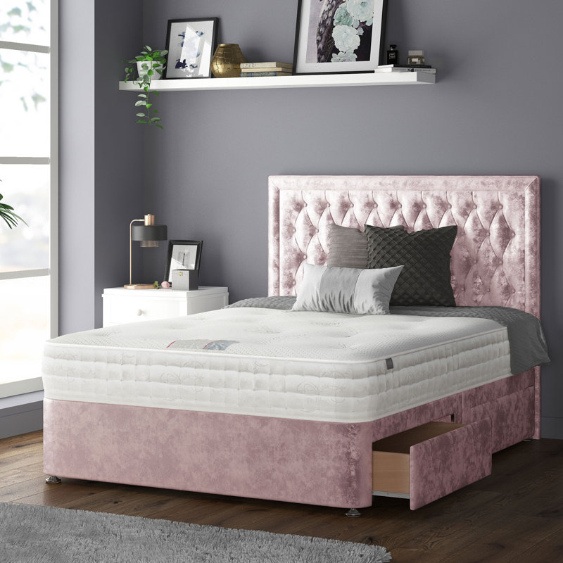Scarborough Upholstered Headboard, Single (3'), Pink
