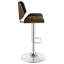 Tabouret de bar réglable noir et chrome