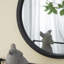 Miroir mural 19,7 "avec cadre en bois-320732337