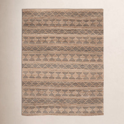 Hand-Woven Geometric Performance Rug