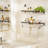2 Piece Wall Shelves for Bathroom, Kitchen, Bedroom, Bathroom Shelf with Towel Bar-796069215-796069214
