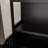 Black Bamboo Separate Bathroom Cabinet with 2 Doors, Floor Organizer for Living Room, Kitchen, Entrance-1133774017