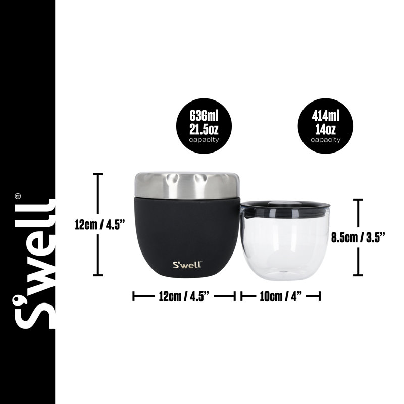 S'well Food Bowl, Black