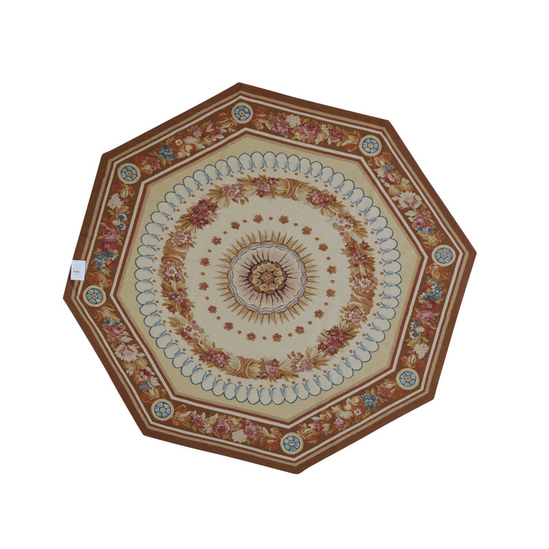 Aubusson Renaissance Wool Moroccan Area Rug