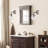 Eclectic 1 Light Black Armed Wall Sconce