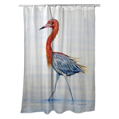 Rideau de douche simple aigrette Aislinn