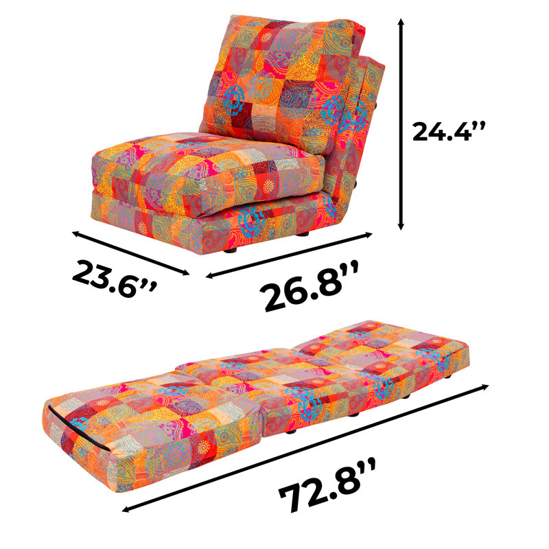 Convertible Metal Frame 1-Seat Sofa