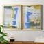 Rorschach Rainbow I - ensemble de 2 impressions encadrées sur toile-1605600608-1605600612