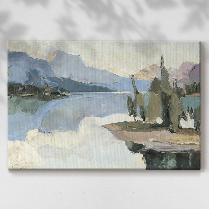 Bleu majestueux - toile tendue avec châssis, H 18 po x l 27 po