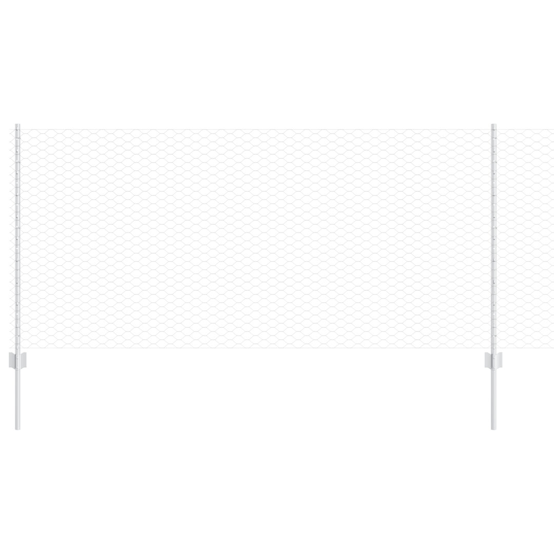 Fence with Post Segment Outdoor Barrier Garden Terrace Divider Boundary