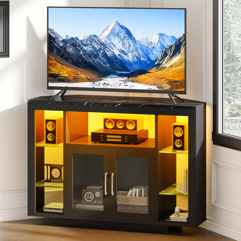 TV Stand for TVs up to 42", Black