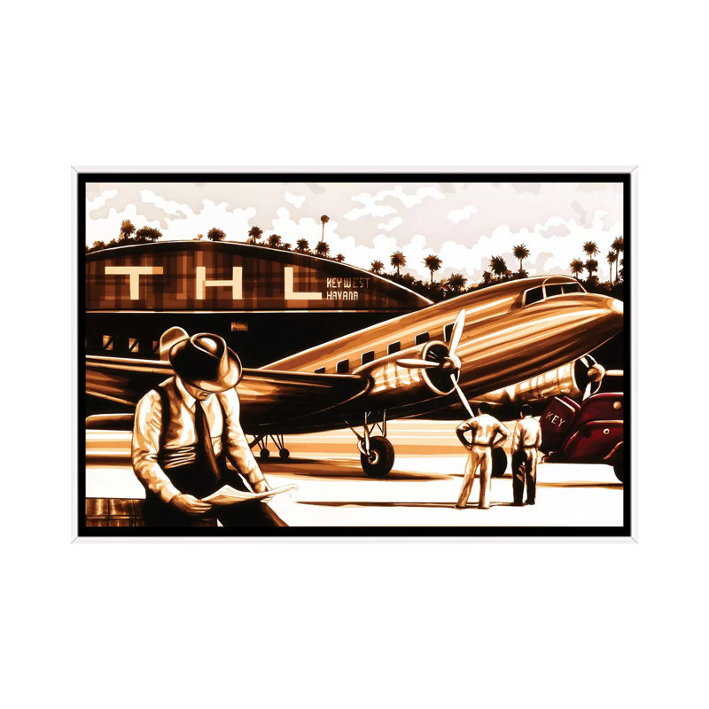 90 Miles by Max Zorn - Print on Canvas, 101.6 cm H x 66.04 cm W, White Framed