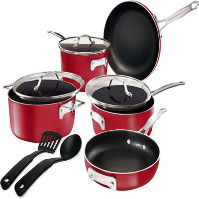 10-Piece Non-Stick Cookware Set for Kitchen