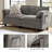 108" W Modern Sectional with Ottoman-2015922810