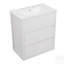 Meuble-lavabo autoportant avec lavabo en céramique, 2 tiroirs à fermeture en douceur à extension complète et conception à poignée libre à 45 °-1091596652