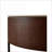 Modern White Round Coffee Table with Sintered Stone Top &amp; Oversized Drawers, Easy-Clean for Living Room