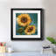 Tournesol II par J Paul - reproduction d'art sur papier encadrée-467111978-467111956