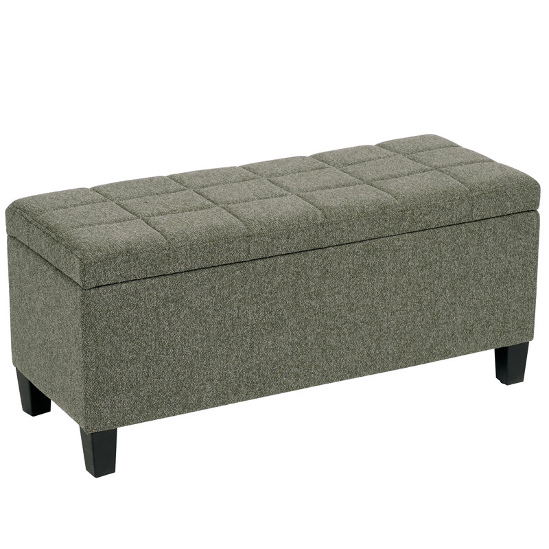 Banc moderne avec rangement profond, Modern bench with deep storage-Moss