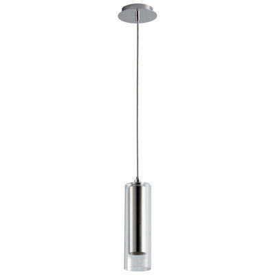 Luminaire suspendu cylindrique à 1 lumière DEL Arlingham