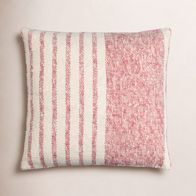Weldon Striped Cotton Throw Pillow