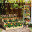 Kersaint Wood Raised Garden Bed