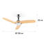 128cm Ceiling Fan with Light Kit-62758028