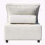 Canapé modulaire avec structure en aluminium, coussin de soutien et housse de coussin de dossier amovible-323439689