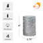 Bougie cylindrique sans parfum à volute-24101330-24101324-24101333