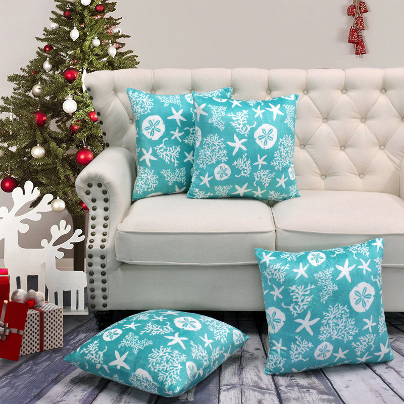 Abstract Square Throw Pillow Cover