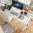 47.3"Office Desk With Power Outlet (Not Including Office Chairs)