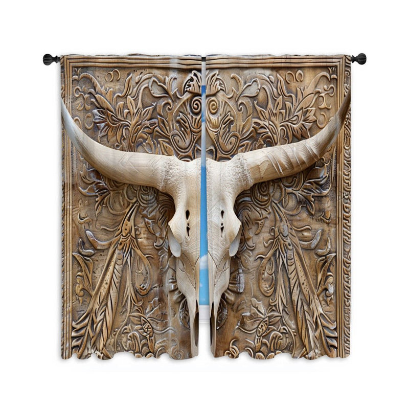 Gulashan Room Darkening Curtain Pair, 56" W x 80" L