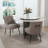 Dinnington Velvet Upholstered Side Chair With Legs-1327015326
